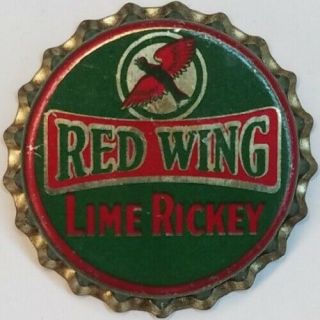 Red Wing Lime Rickey Soda Bottle Caps Crown Cork Cap