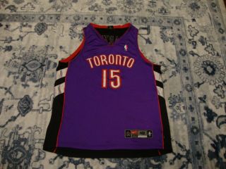 Vtg Vince Carter Toronto Raptors Authentic Nike Nba Jersey 48