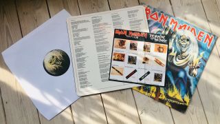 Iron Maiden Number Of The Beast Vinyl Lp 1st Press 1982 A2 B3 Ex/nm Merch Insert