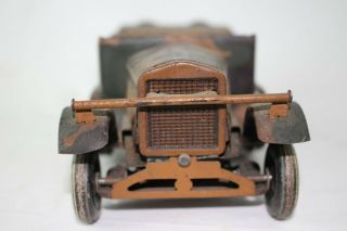 1930 ' s Tippco Tin Windup German Military Half Track Truck,  Parts 3