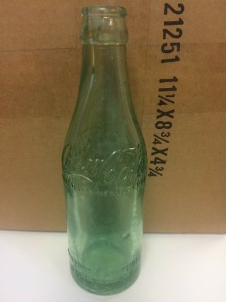 Straight Sided Coca - Cola Shoulder Script Soda Bottle Salley,  South Carolina