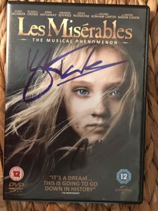 Hugh Jackman & Russell Crowe Hand Signed Dvd ‘les Miserables’