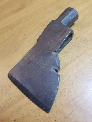 Vintage Collins Hatchet Axe Hammer Head 6 1/2 " Long