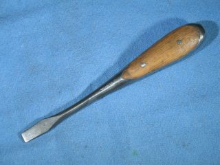 Vintage Wood Clad Perfect Handle Screwdriver 6 " Long 5/16 " Tip Made In Germany