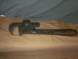 Vintage H.  D.  Smith & Co.  14 Inch Perfect Handle Monkey Pipe Wrench