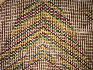 Early To Mid 19th Century Regency Silk Needlework Slipper Tops 158
