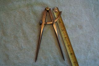 Vintage Compass/divider Peck - Stow - Wilcox,  Ps&w 7 Machinist Tool