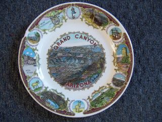 Vintage State Plate Grand Canyon Arizona 9 " Plate