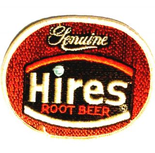 Hires Root Beer Soda Patch Soft Drink 3 - 3/4 " Inches