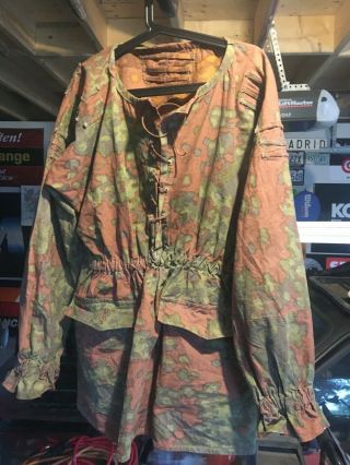 Wwii German Elite M42 Camouflage Smock Uniform Late War Oak B Ww2