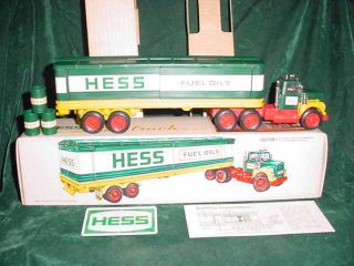Fathers Day Xmas Christmas Vintage Hess Trucks Old 1976 Toy Barrel Truck Toys