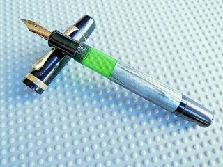 Vintage Grey/green Marbled Pelikan 100n Fountain Pen