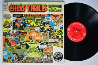 Janis Joplin/big Brother & The Holding Company Thrills Columbia Lp Vg,  1st