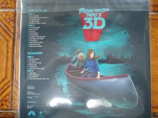 Friday The 13th Part 3 3D Soundtrack 2 lp Waxwork Records OOP 3