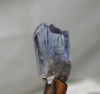 4.  91 Ct Tanzanite Crystal From Tanzania - Blue Color Likely Untreated