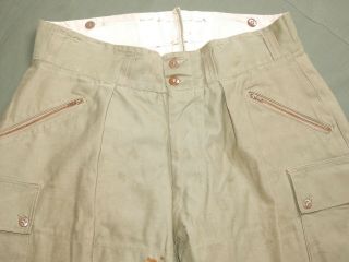 Us Army Ww2 10th Mountain Fssf Cotton Ski Pants Vtg Size 34 Combat Trousers Rare