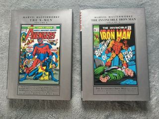 Marvel Masterworks Hardcover Invincible Iron Man 6 The X - Men 8 Nr 1st Printing
