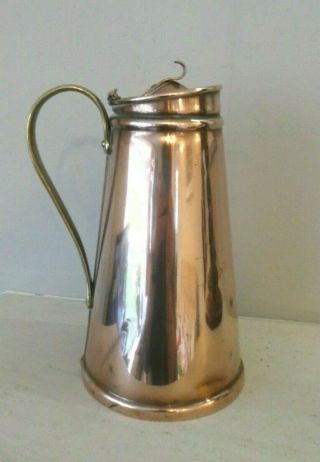 Was Benson Arts And Crafts Copper Brass Lidded Jug