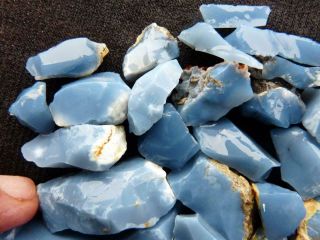 Rimrock: 185 Grams Rare Idaho Blue Seam Opal Rough