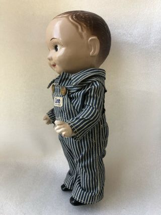 Vintage Buddy Lee Advertising Doll in Railroad Outfit 2