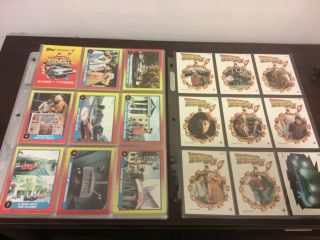 1989 Topps Back To The Future Ii Trading Cards - 88 Card Base Set,  11 Stickers.