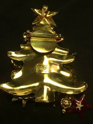 Rare Collectible Retired Lunch at the Ritz Christmas Tree Pin/Pendant 3