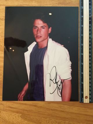 Rob Lowe Hand Signed Autograph - A Collectors Must Have