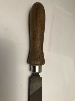 Keen Kutter Mill Bastard File With Cracked Wood Handle 3