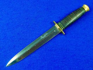 British English Ww2 Taylor Eye Witness Sheffield Stiletto Fighting Knife Dagger