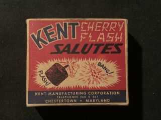 Firecracker Label/box Kent Cherry Flash Salutes (6)