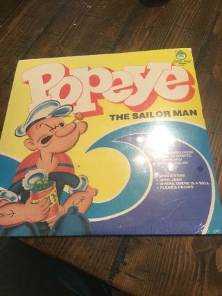 1978 Popeye The Sailor Man Lp Peter Pan Records 8184