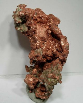 Crystal Copper,  Epidote & Quartz: Centennial Mine,  Houghton Co. ,  Michigan - Nr