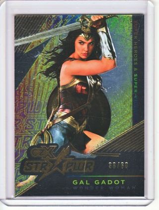 2019 Gal Gadot Wonder Woman Cryptozoic Czx Heroes & Villains Str Pwr Silver /60