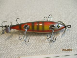 Pflueger 5 Hk.  Perch Minnow,  in the Box with Paper 3