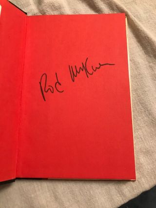 SIGNED Rod McKuen Autographed Book Lonesome Cities 1968 Hand First Edition HC DJ 2