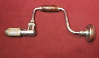 Vintage Stanley 923 - - 10 In Ratcheting Bit Brace Hand Drill Tool Drill,