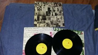 The Rolling Stones Exile On Main St 1972 - First Uk Press - 2lp - N/m