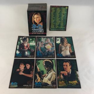 Buffy The Vampire Slayer Season 2 (inkworks/1999) Complete Trading Card Set