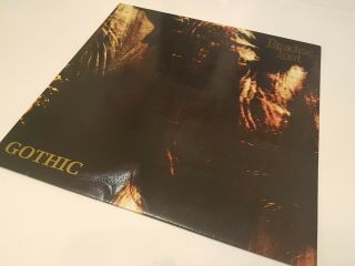 Paradise Lost ‎–gothic Rare 1st Uk Press Red Vinyl Lp Ex/ex Death Metal Doom