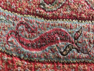 19thc Antique Kashmir Kani Long Shawl Textile - Nr