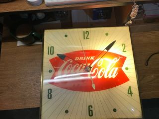 1960’s Coca Cola Pam Clock