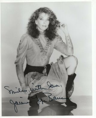 Jamie Lynn Bauer Autographed Photo.  8 " X10 " B&w Photo Of This Actress.