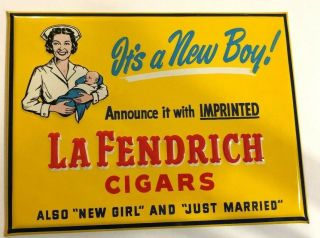 Embossed Tin Sign1950 