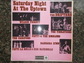 Ex Uk Plum Atlantic Lp - Wilson Pickett Etc.  - " Saturday Night At The Uptown "