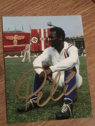 Pelé Hand Signed Autograph Signed Photo ‘escape To Victory’ Film Still