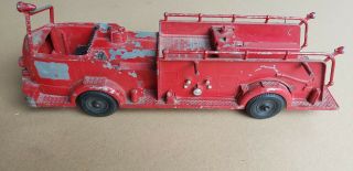 Hubley Kiddie Toy Fire Pumper 513 - 58 Diecast 1958 - 1959 American Lafrance 700