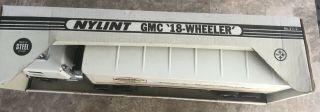 Vintage Nylint Crost Seeds GMC 18 Wheeler Steel Semi Truck 911 - z Farm 2