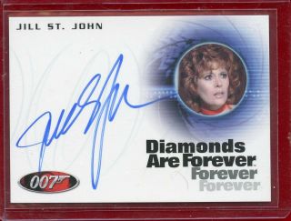 Jill St.  John James Bond Series I 50th Anniversary Autograph Card A145