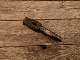 Vintage Antique Blacksmith Drift Pin Tapered Round Punch Hammer Head Tool 3 - 1/2