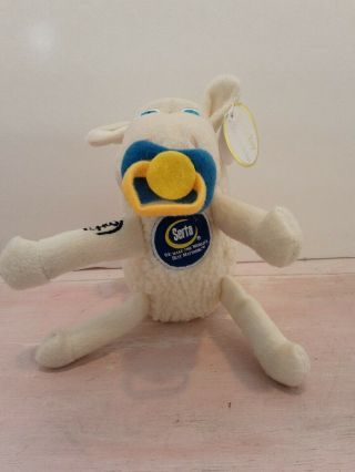 Serta Plush Sheep Baby Sheep Lamb W/pacifier Number 1/16.  Has Orginal Bag